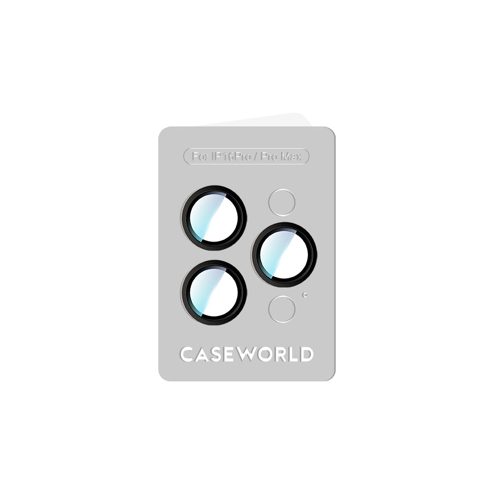 CaseWorld Alloy Two-Color Serisi iPhone 16 Pro Max Lens Koruyucu CaseWorld Alloy Two-Color Serisi iPhone 16 Pro Max Lens Koruyucu